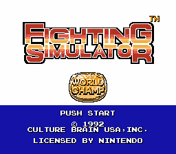 Fighting Simulator - World Champ — sstitle (US)