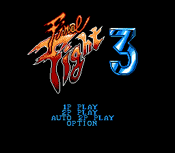 Final Fight 3 — sstitle (WOR)