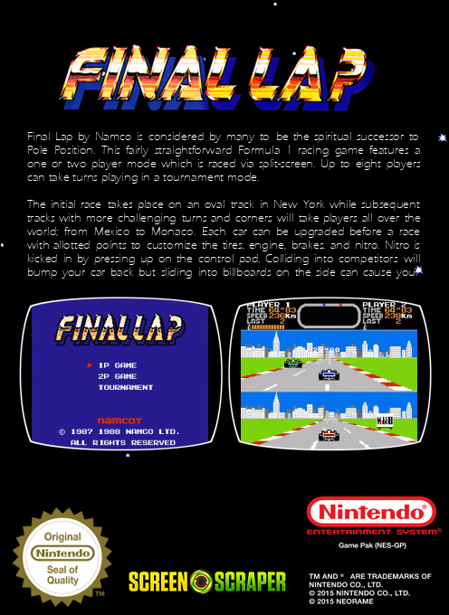 Final Lap — box-2D-back (SS)