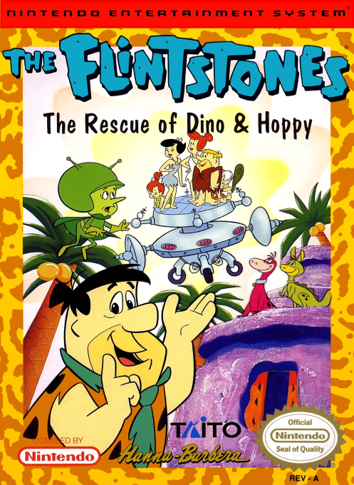 Flintstones - The Rescue Of Dino And Hoppy, The box art