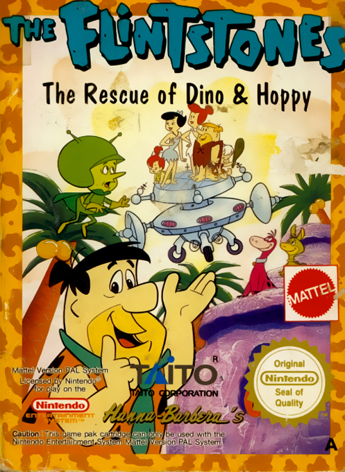 Flintstones - The Rescue Of Dino And Hoppy, The — box-2D (EU)