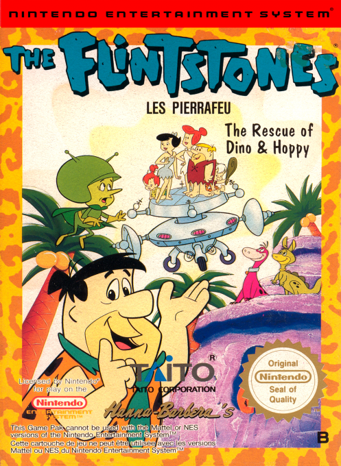 Flintstones - The Rescue Of Dino And Hoppy, The — box-2D (FR)