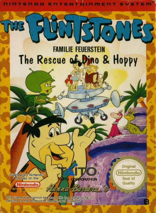 Flintstones - The Rescue Of Dino And Hoppy, The — box-2D (DE)