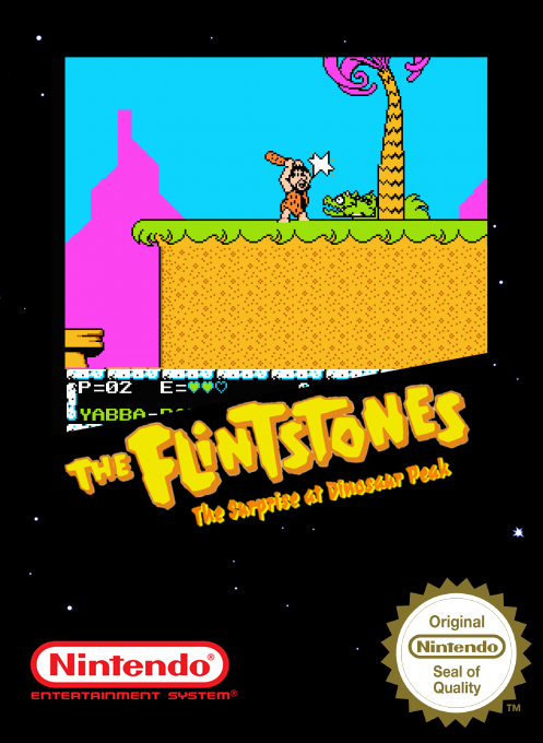 Flintstones - The Surprise At Dinosaur Peak, The — box-2D (SS)