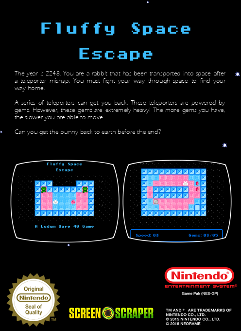 Fluffy Space Escape — box-2D-back (SS)