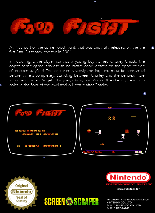 Food Fight — box-2D-back (SS)