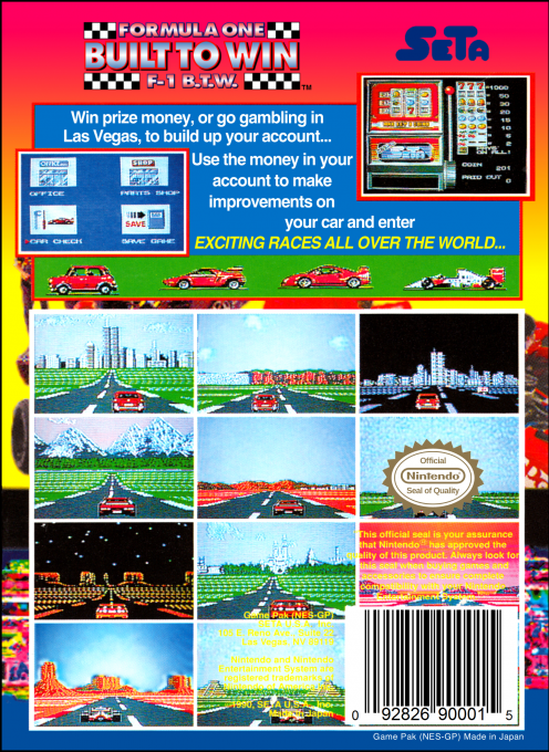 Formula One - Built To Win — box-2D-back (US)