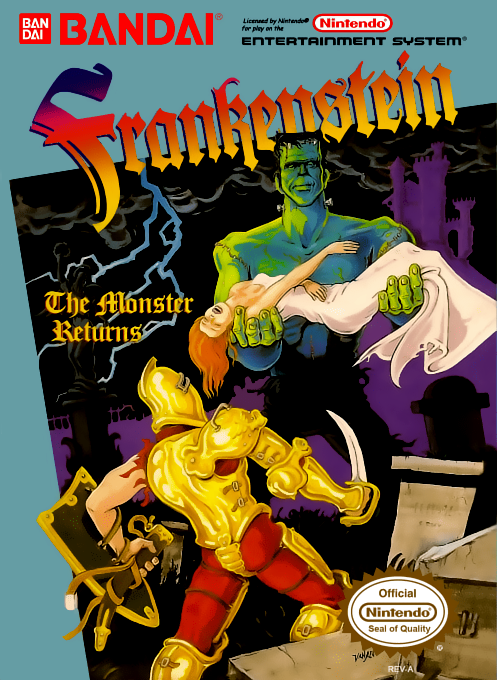 Frankenstein - The Monster Returns box art