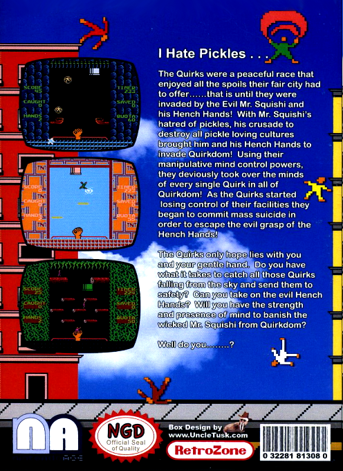Free Fall — box-2D-back (US)