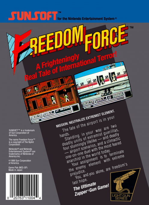 Freedom Force — box-2D-back (US)