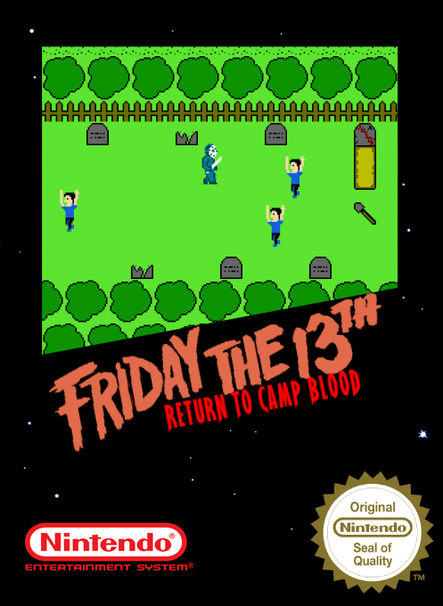 Friday The 13th - Return To Camp Blood — box-2D (SS)