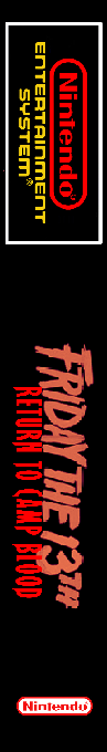 Friday The 13th - Return To Camp Blood — box-2D-side (WOR)