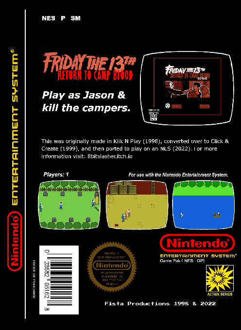 Friday The 13th - Return To Camp Blood — box-2D-back (WOR)