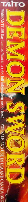 Demon Sword — box-2D-side (US)