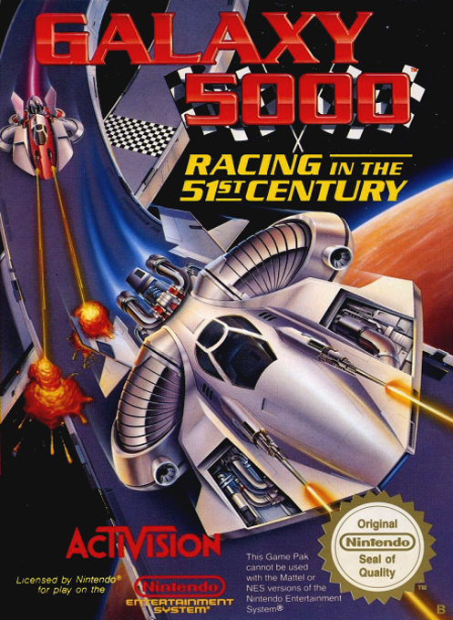Galaxy 5000 - Racing in the 51st Century — box-2D (EU)