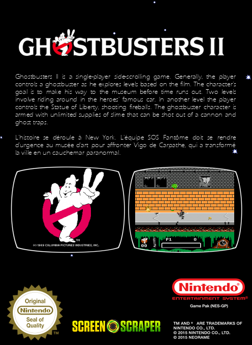 Ghostbusters 2 — box-2D-back (SS)
