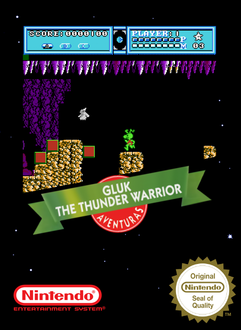 Gluk The Thunder Warrior — box-2D (SS)