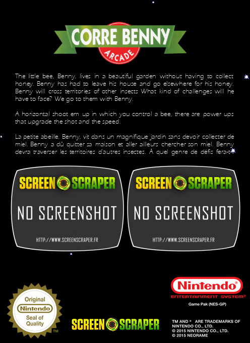 Corre Benny — box-2D-back (SS)