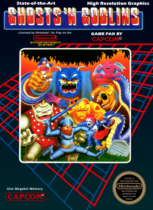 Ghosts'n Goblins box art