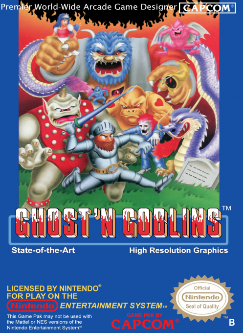 Ghosts'n Goblins — box-2D (EU)