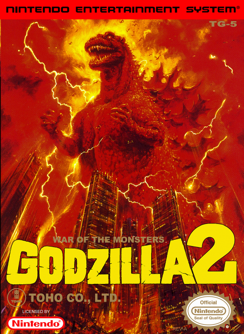 Godzilla 2 - War Of The Monsters box art