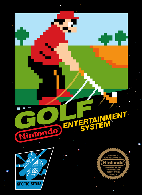 Golf box art