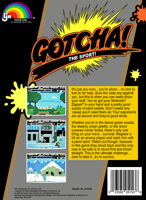 Gotcha! The Sport! — box-2D-back (US)