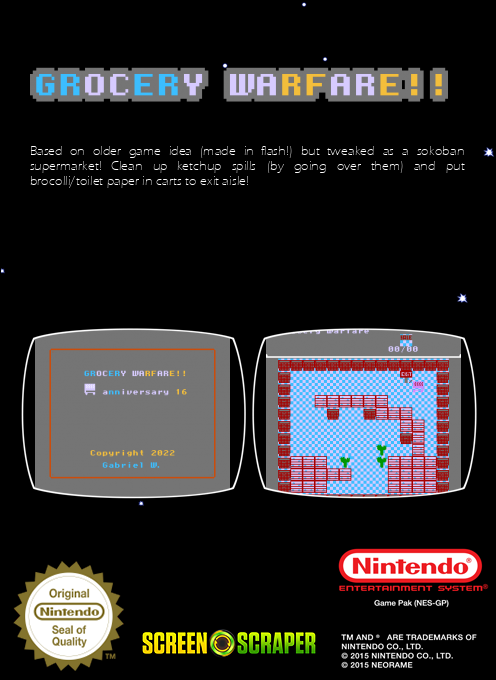 Grocery Warfare — box-2D-back (SS)