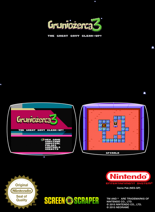 Gruniozerca 3 - The Great Cavy Clean-Up! — box-2D-back (SS)