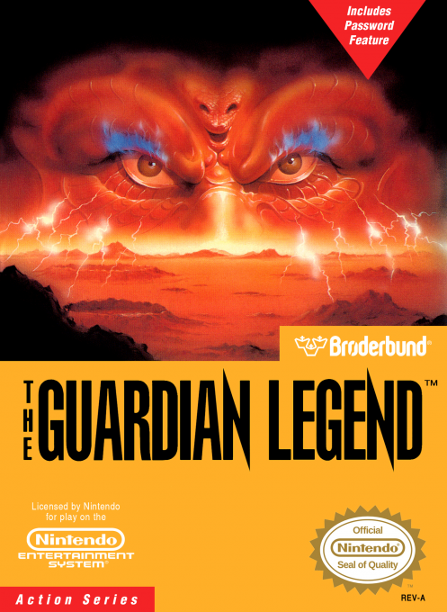Guardian Legend, The box art