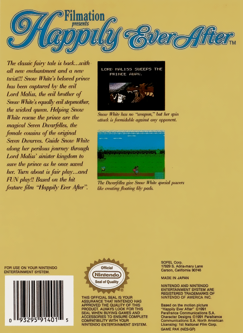Happily Ever After starring Snow White — box-2D-back (CUS)