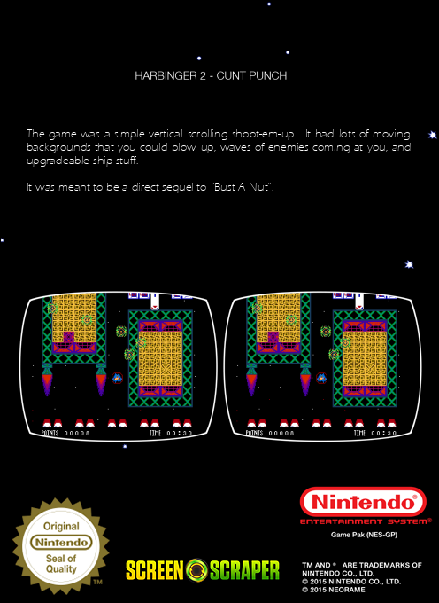 Harbinger 2 - Cunt Punch — box-2D-back (SS)