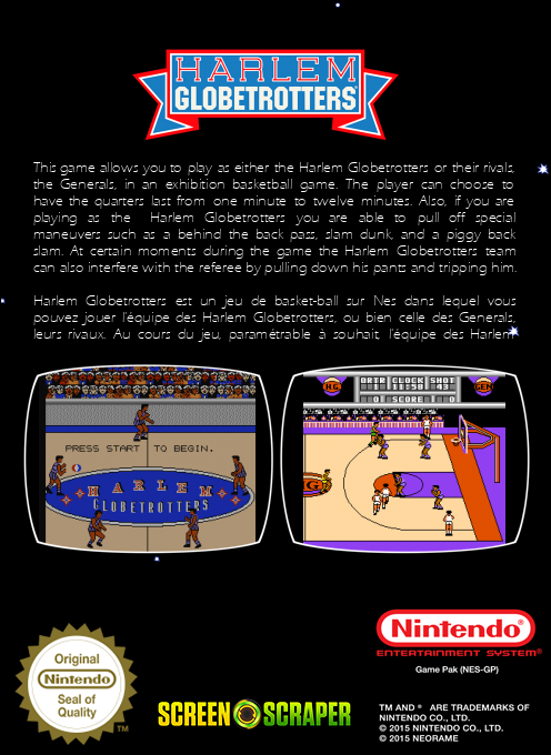 Harlem Globetrotters — box-2D-back (SS)