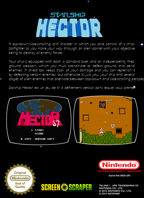 Starship Hector — box-2D-back (SS)
