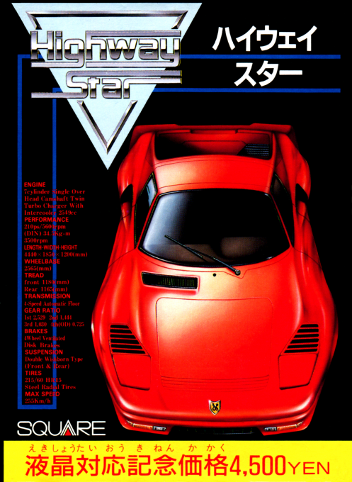 Rad Racer — box-2D (JP)