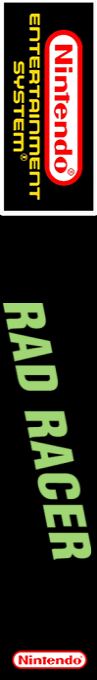 Rad Racer — box-2D-side (DE)