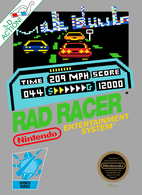 Rad Racer box art