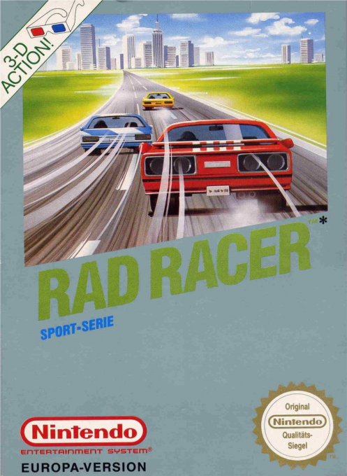 Rad Racer — box-2D (DE)
