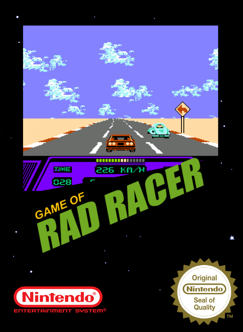 Rad Racer — box-2D (SS)