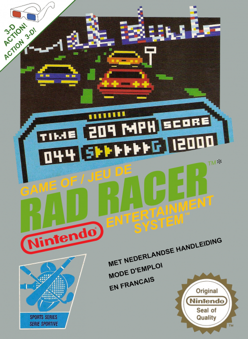 Rad Racer — box-2D (EU)