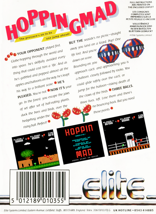 Hoppin' Mad — box-2D-back (US)