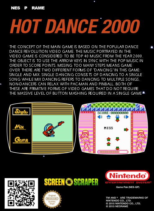 Hot Dance 2000 — box-2D-back (SS)