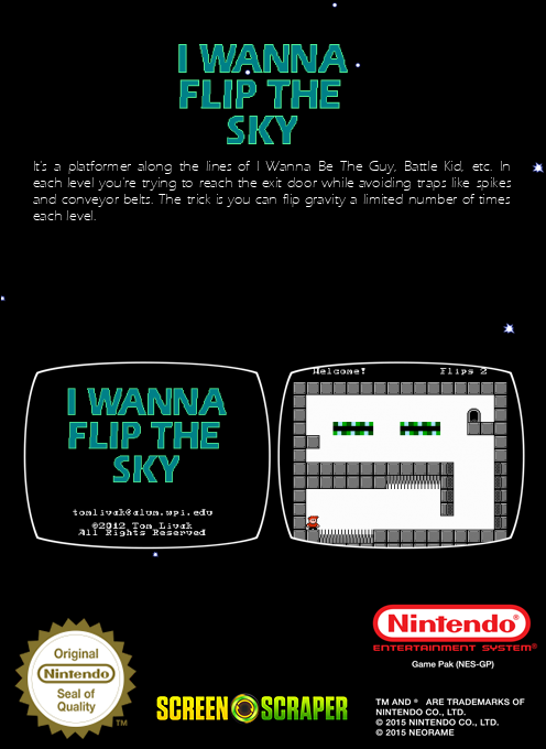 I Wanna Flip the Sky — box-2D-back (SS)