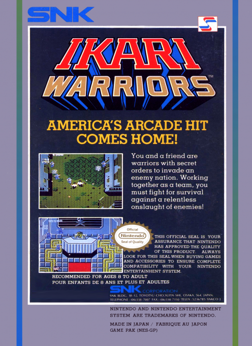 Ikari Warriors — box-2D-back (EU)
