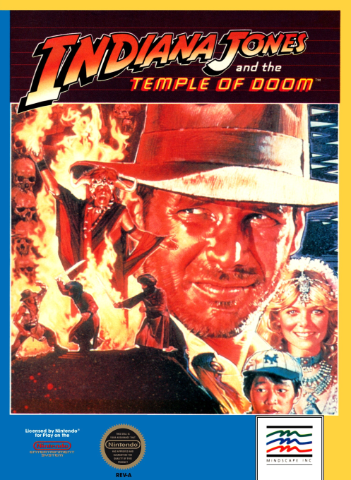 Indiana Jones And The Temple Of Doom box art