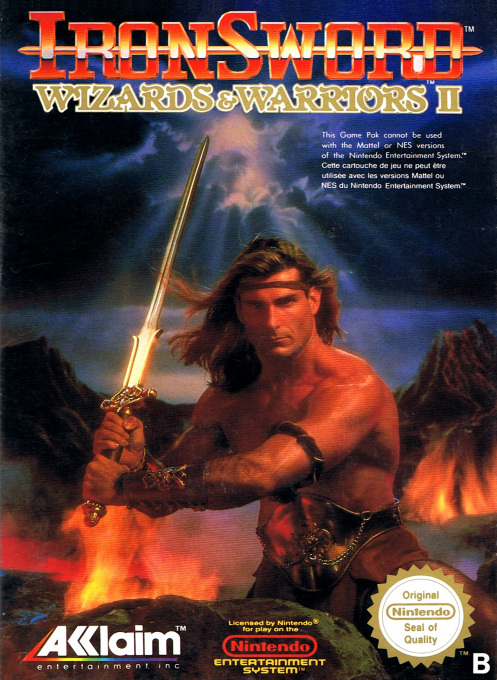 Ironsword - Wizards And Warriors 2 — box-2D (FR)