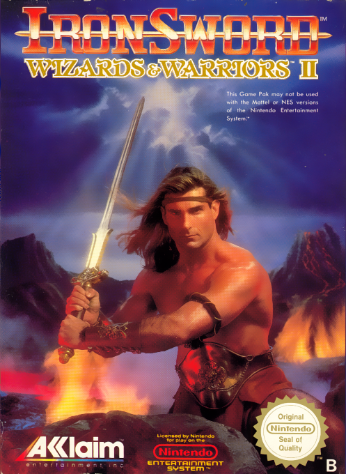 Ironsword - Wizards And Warriors 2 — box-2D (EU)