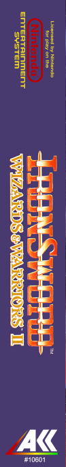 Ironsword - Wizards And Warriors 2 — box-2D-side (US)