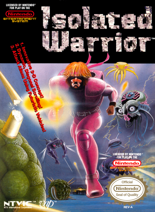 Isolated Warrior box art
