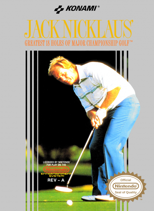 Jack Nicklaus' Greatest 18 Holes Of Major Championship Golf box art